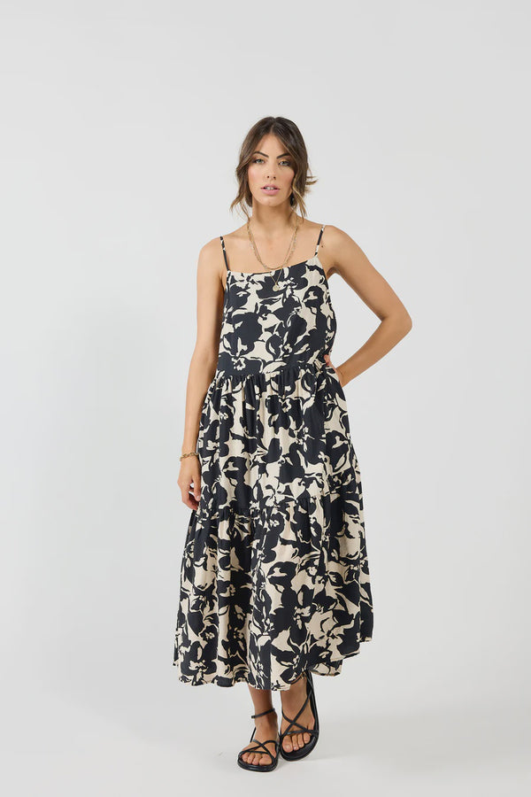 Drama the Label - Hillary Dress Mono Print