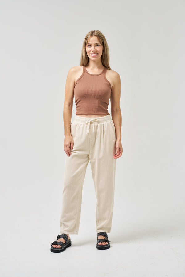 Worthier - Hunter Cotton Cord - Pant Cream