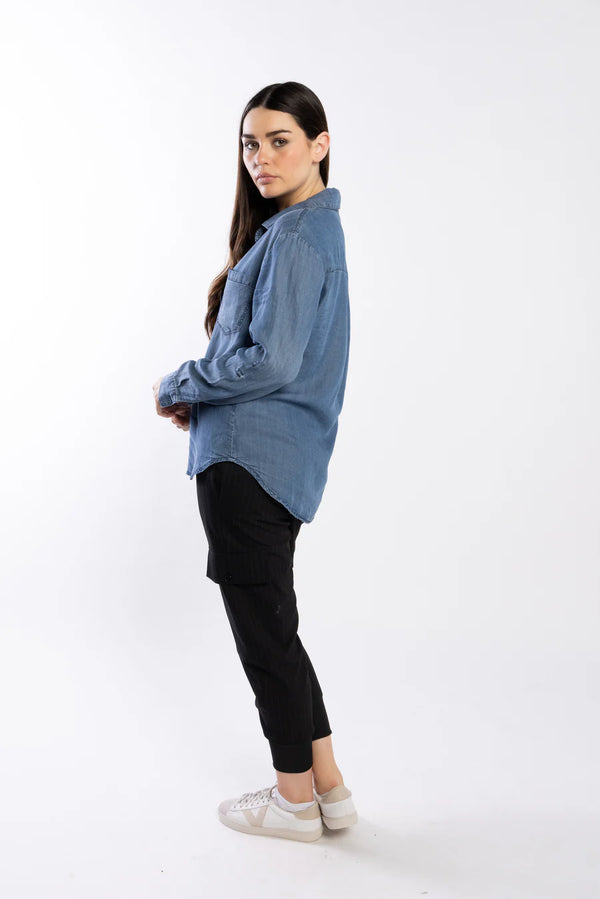 DTL - Duke Shirt Chambray Blue