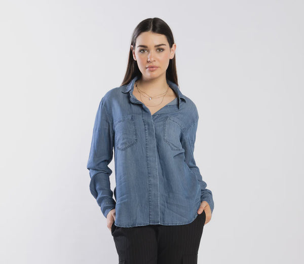 DTL - Duke Shirt Chambray Blue