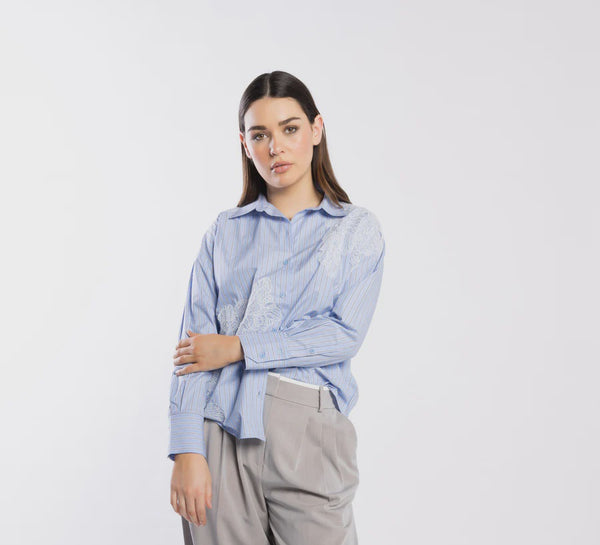 DTL - Marianne Shirt Cornflower