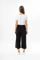 Billie The Label - Essential Wide Leg Crop Pant  - Black