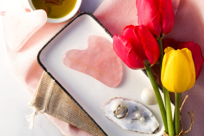 Hayley Benseman - Rose Quartz Gua Sha Stone