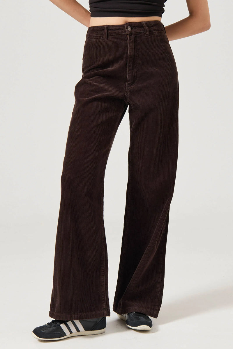 Rollas - Sailor Pant Long Chocolate Cord