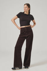 Rollas - Sailor Pant Long Chocolate Cord