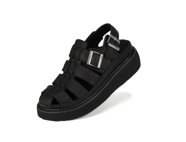 Rollie - Hyde Fisherman All Black Sandals