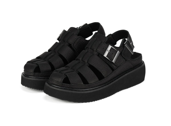 Rollie - Hyde Fisherman All Black Sandals