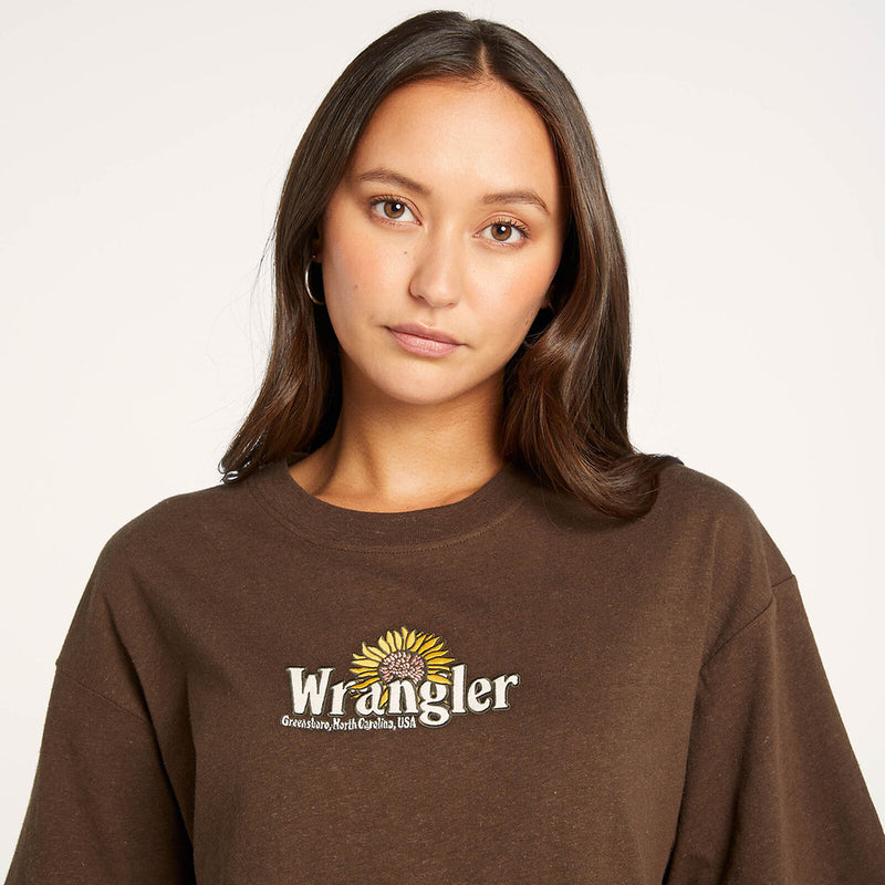 Wrangler - Sunflower Brown Slouch Tee