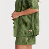 Wrangler - Dreamer Crochet Shirt Elm Green