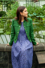 Wlison Trollope - Chloe Jacket Evergreen Linen