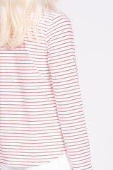 Wilson Trollope - Emilia Top L/S  - Peppermint Stripe