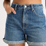 Wrangler - Hi Bells Short Blue Flip