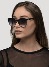 Otra Sunglasses - Dali Black Tort/Smoke Fade