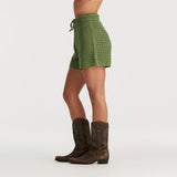 Wrangler - Dreamer Crochet Short Elm Green