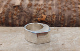 HDJ - Solid Stirling Silver Triangle Ring