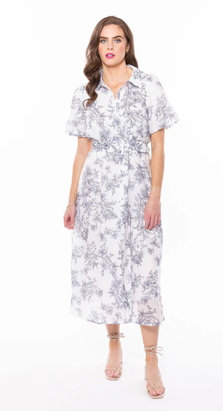 Seeking Lola - J'Adore Maxi Dress - Floral Sketch