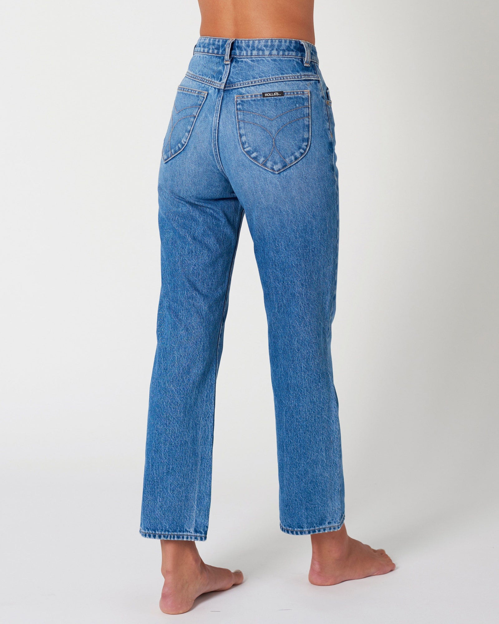 Rolla's Original Straight Santorini Mid Blue – Orinoco