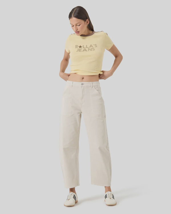 Rollas - Gigi Barrel Jean Salt
