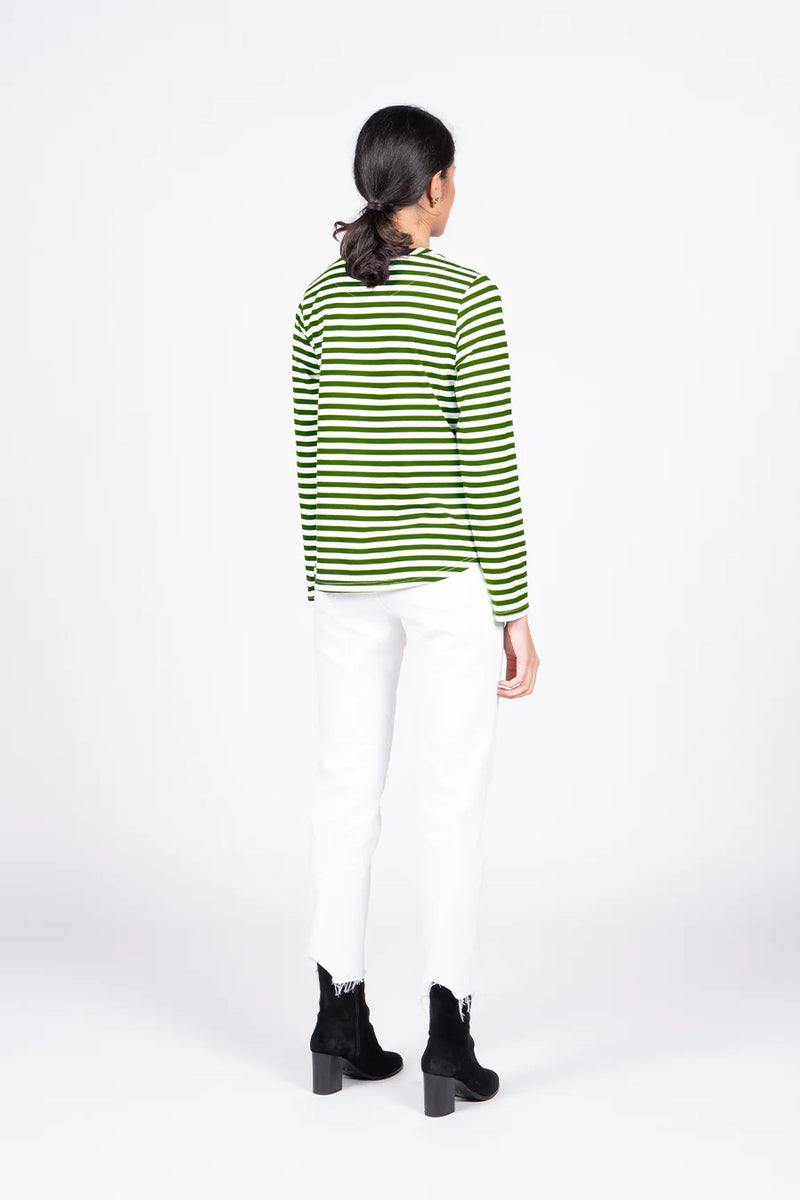 Wilson Trollope -Emilia  Forest Stripe Top