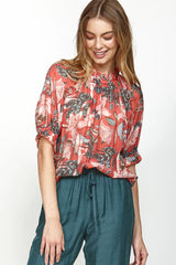 LEO+BE - Striking Top - Red