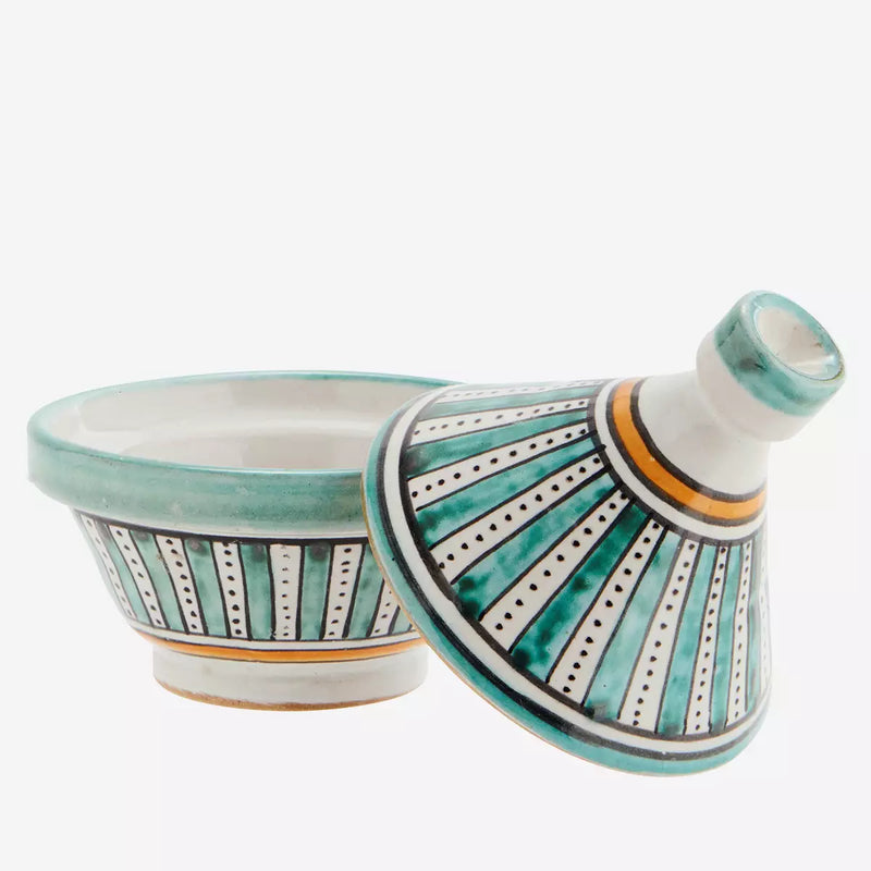 Madam Stoltz - Hand Painted Stoneware Tagine