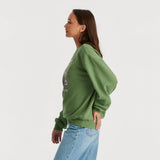 Wrangler - Wattle Slouch Sweat Elm Green