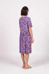 Wilson Trollope - Otama Dress S/S Violet Floral