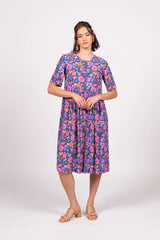 Wilson Trollope - Otama Dress S/S Violet Floral