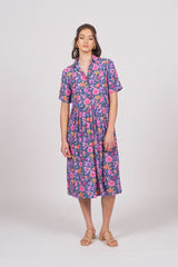 Wilson Trollope - Lucia Dress S/S Violet Floral