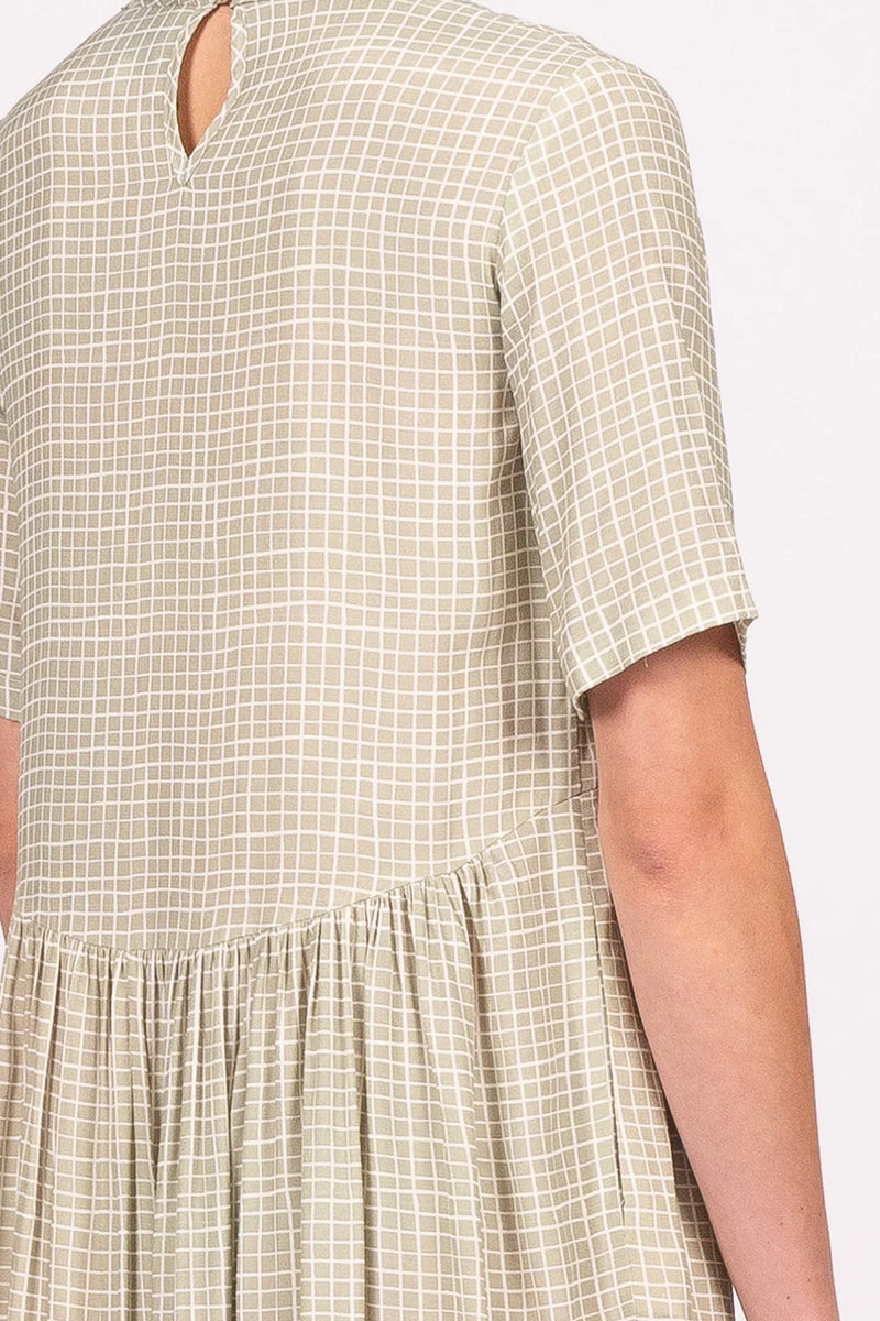 Wilson Trollope - Otama Dress S/S Sage Grid