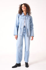 Rolla's - Worker Jacket - Lyocell Light Vintage Blue