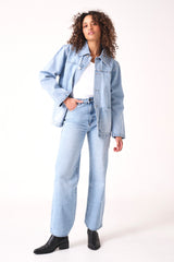 Rolla's - Worker Jacket - Lyocell Light Vintage Blue