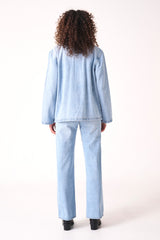 Rolla's - Worker Jacket - Lyocell Light Vintage Blue