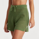 Wrangler - Dreamer Crochet Short Elm Green