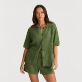 Wrangler - Dreamer Crochet Shirt Elm Green