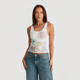 Wrangler - Wild Flower Reaction Tank White