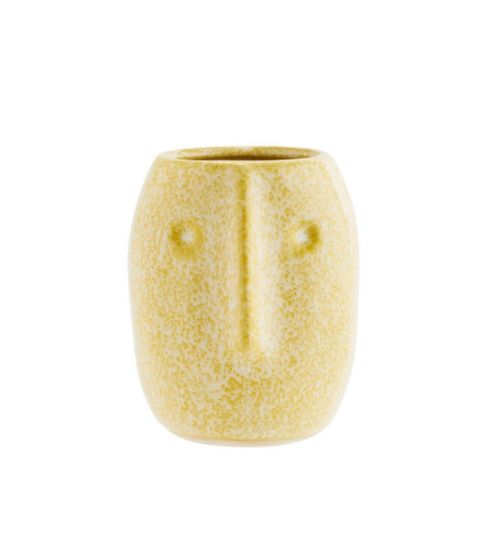 Madam Stoltz- Flower Pot with Face Imprint