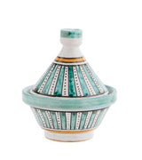 Madam Stoltz - Hand Painted Stoneware Tagine