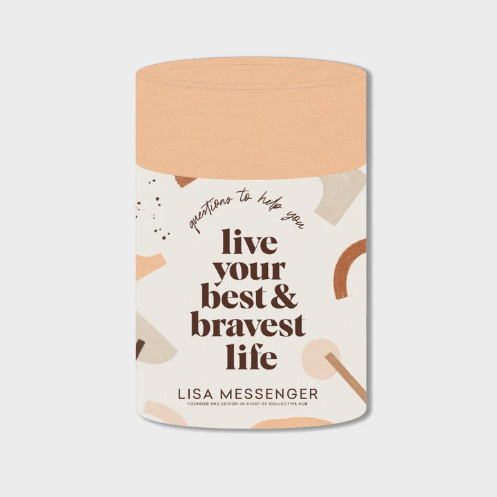 Lisa Messenger - Live your best/bravest life Question cards