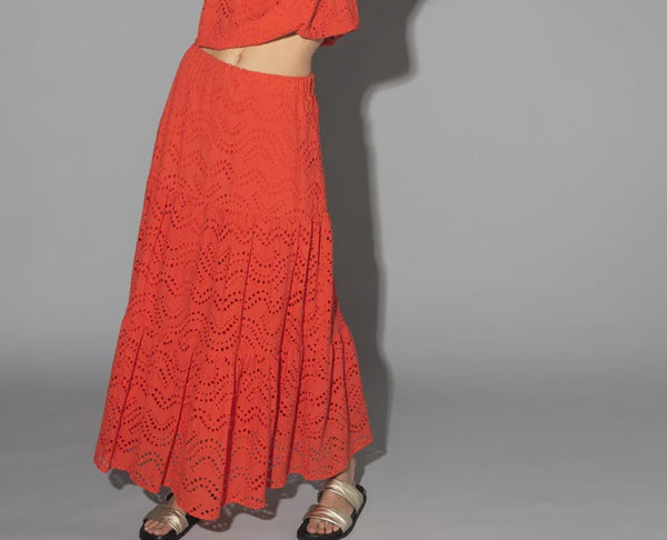 Drama the Label - Mode Skirt Coral Lace
