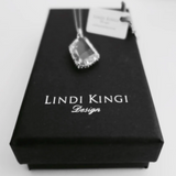 Lindi Kingi Clear Drop Necklace