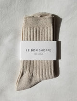 Le Bon Shoppe Her Socks Lurex - Gold Glitter