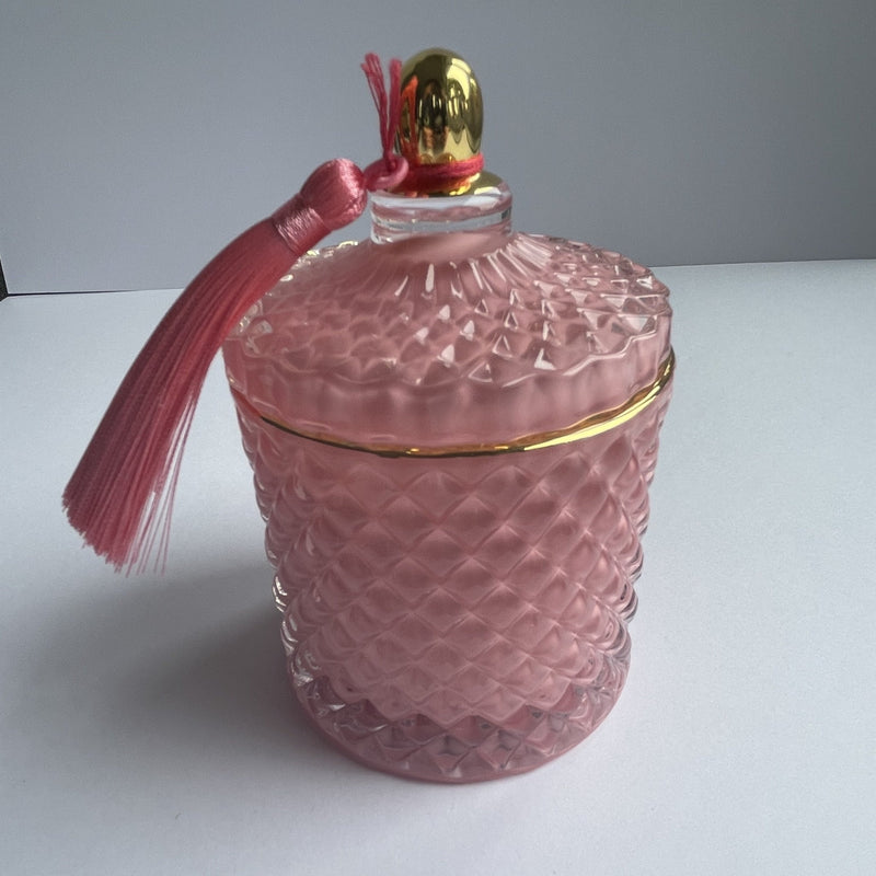 The Wickery - Tassel Candle Pink