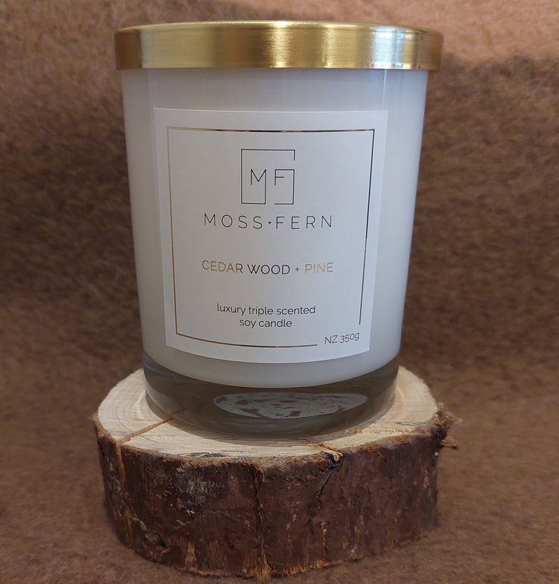 Moss + Fern Luxe Range - Cedar Wood + Pine