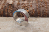 HDJ - Solid Stirling Silver Triangle Ring