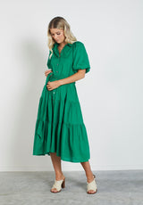 Drama the Label - Gracie Dress Emerald Green