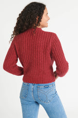 Rollas - Fluffy Sailor Sweater -Raspberry