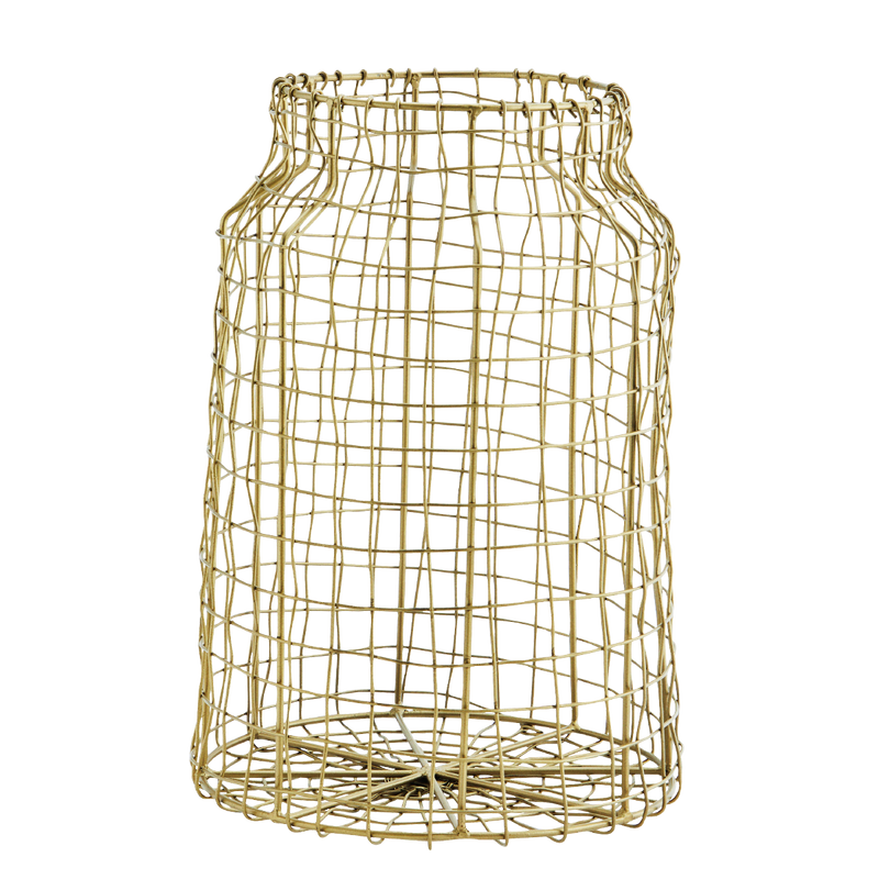 Madam Stoltz - Iron Wire Basket Large