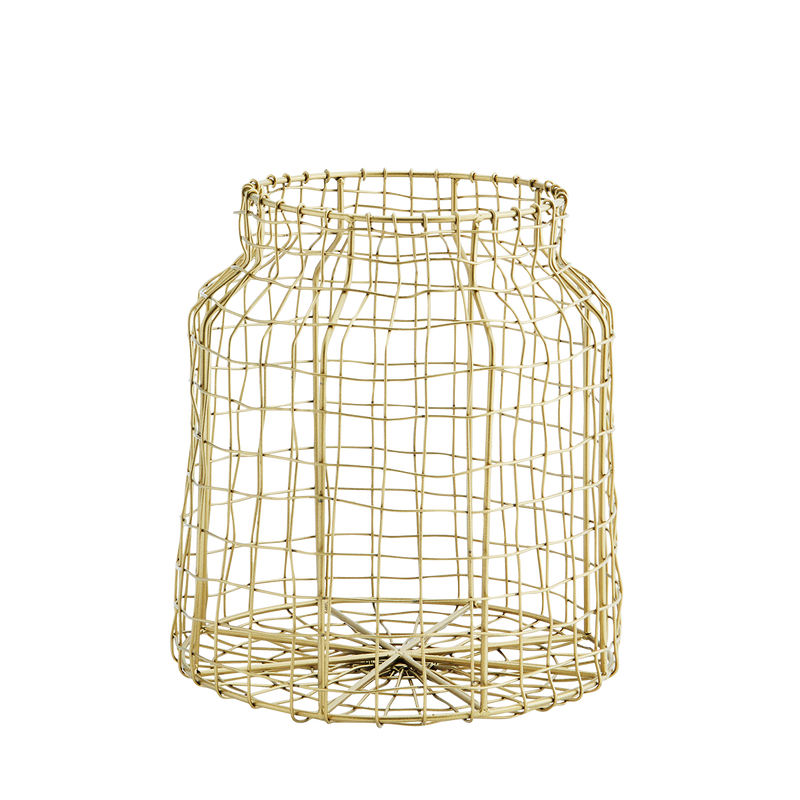 Madam Stoltz - Iron Wire Basket Medium
