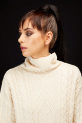 Drama the Label - Elle Knitted Dress- Ivory